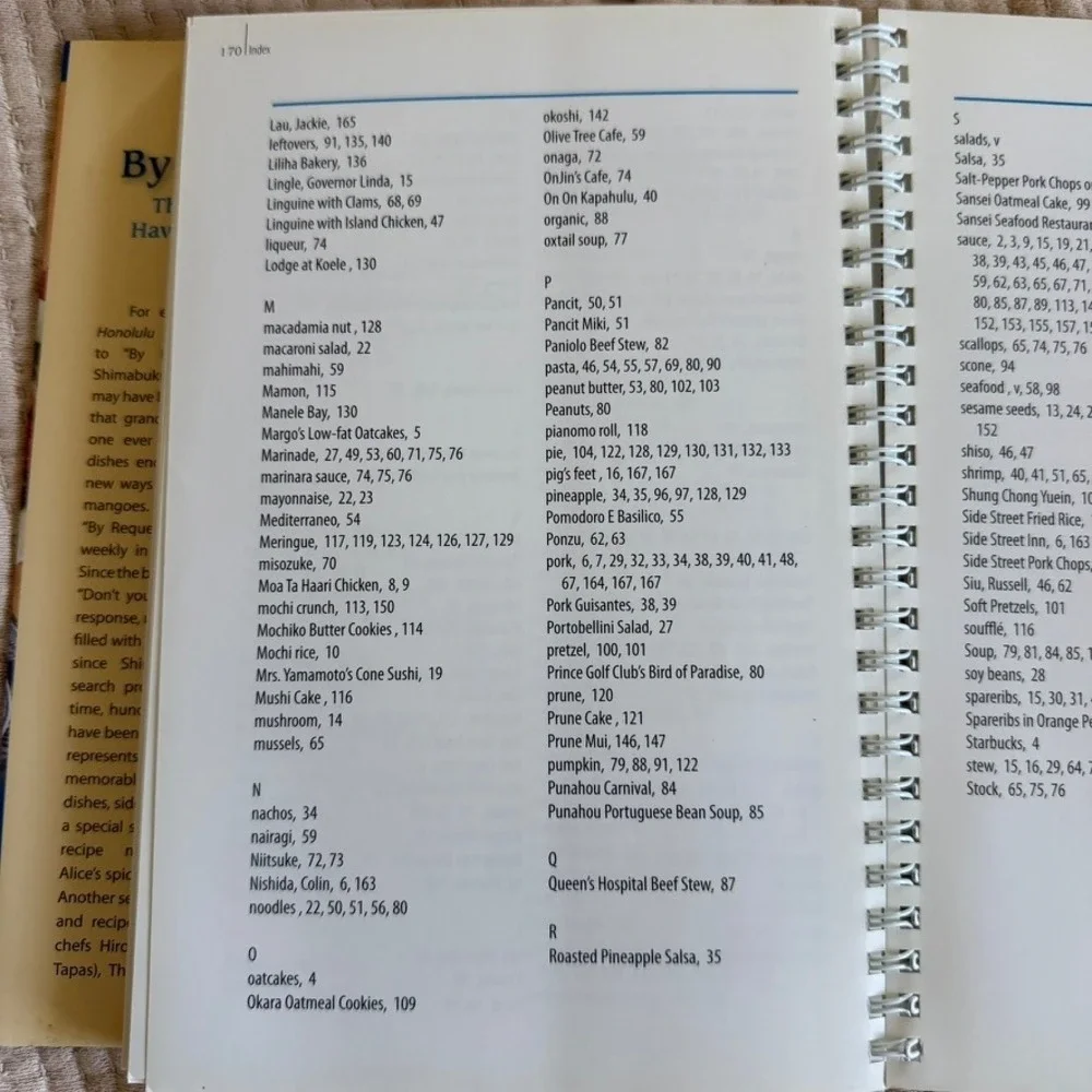 By Request Hawaii Greatest Recipes Betty Shimabukuro Spiral Cookbook 2006 Signed